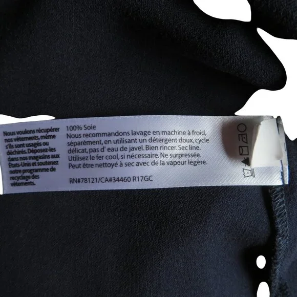 Eileen Fisher Navy Blue Tunic/Dress, Size Large, Boxy, Loose Fit - EUC - Picture 8 of 8